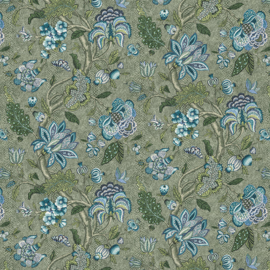 STOUT TEXTILES  MULTIPURPOSE,PRINT TRANSITIONAL,, JACOBEAN ELM   - SALE-2