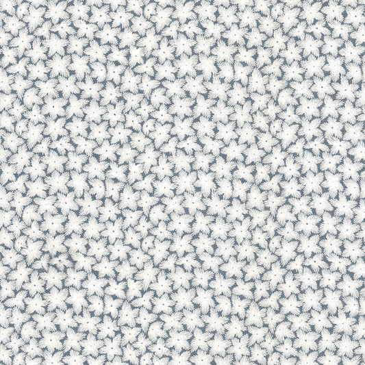 STOUT TEXTILES  MULTIPURPOSE,EMBROIDERIES TRANSITIONAL,, FLORAL PERIWINKLE   - SANG-2
