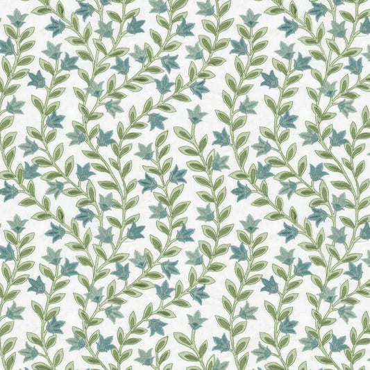 STOUT TEXTILES  MULTIPURPOSE,EMBROIDERIES TRANSITIONAL,, FLORAL SEAGLASS   - SANT-1