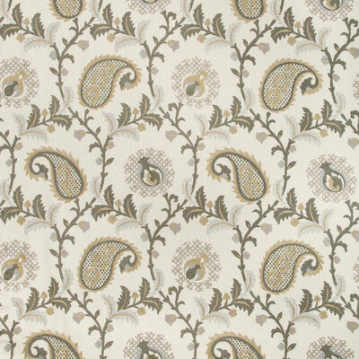 KRAVET DESIGN EMBROIDERY  WHITE,TAUPE,BEIGE   - SAUDADE.106.0