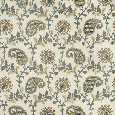 KRAVET DESIGN EMBROIDERY  WHITE,GREY,OLIVE GREEN   - SAUDADE.321.0