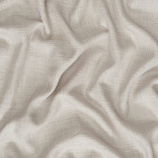 JF Fabrics SAUNDERS 31 Fabric Traditional,Transitional,Contemporary,Plain Creme/Beige  Wide Width,Sheer,Linen Texture - 7487531 J8231