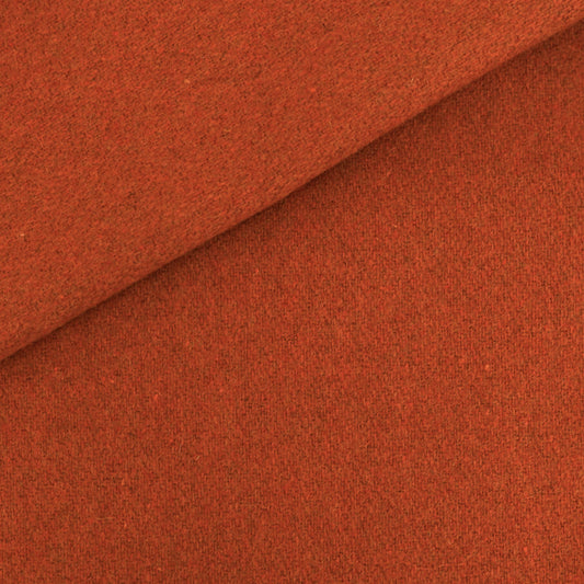 JF Fabrics SAVILE 24 Fabric Traditional,Transitional,Contemporary,Plain Orange,Rust  Texture,Wool - 5824224 J7261