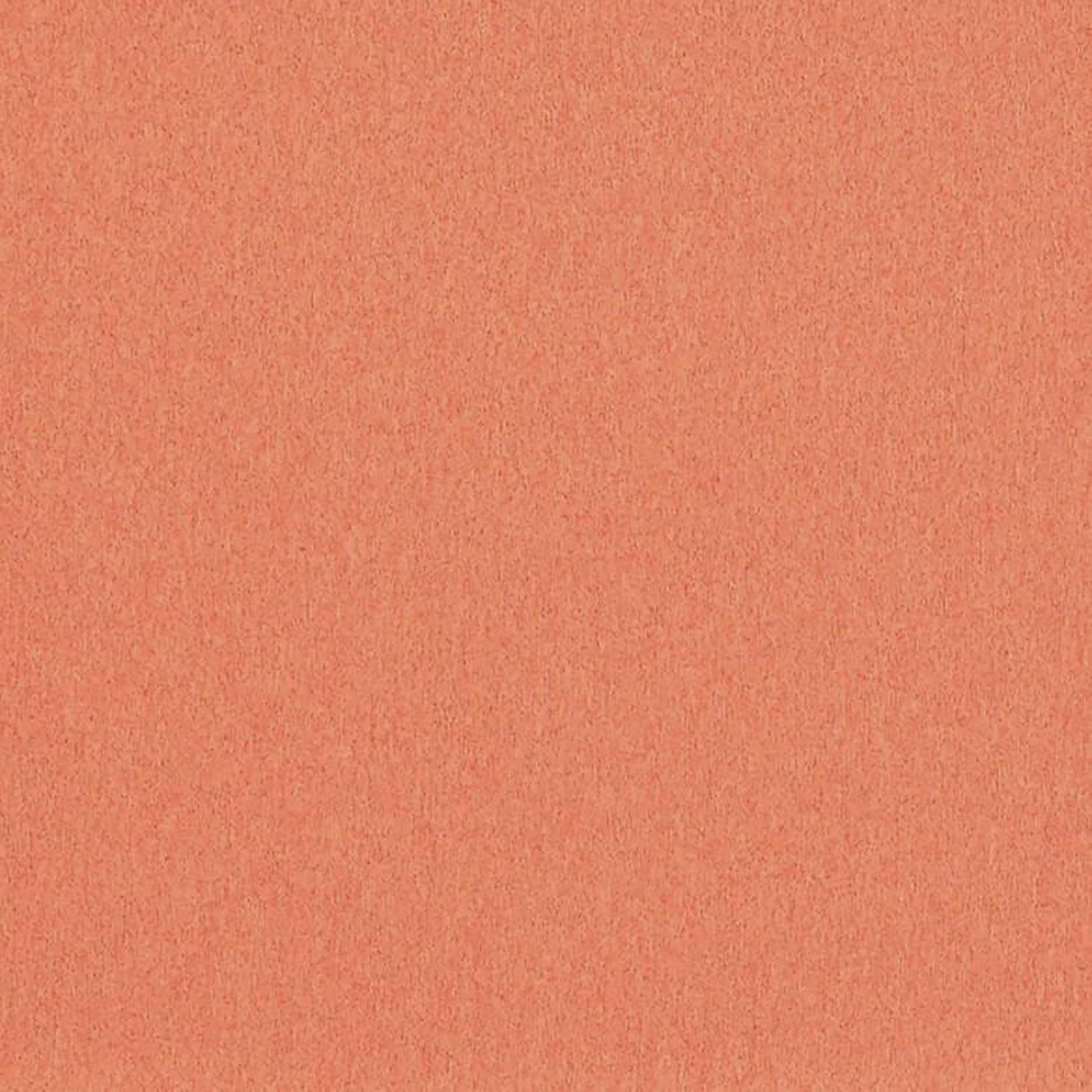 Orange sateen fabric swatch, close-up of smooth, woven texture.