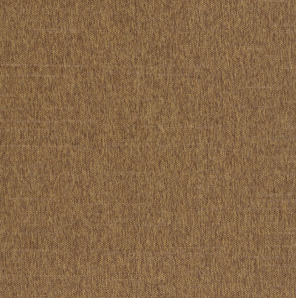 Brown rug with a natural linen-like woven texture in warm tan.