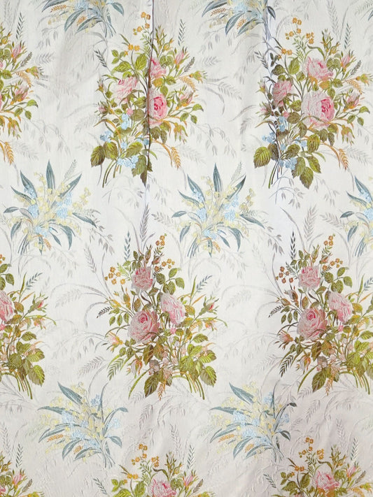 SCALAMANDRE  FIORI ROSSETA FABRIC SPRING BOUQUET   - SB 00012046