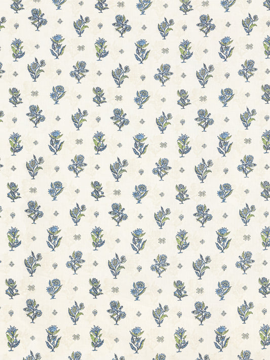 SCALAMANDRE CALICO PRINT   LAPIS OLIVE   - SC166690005
