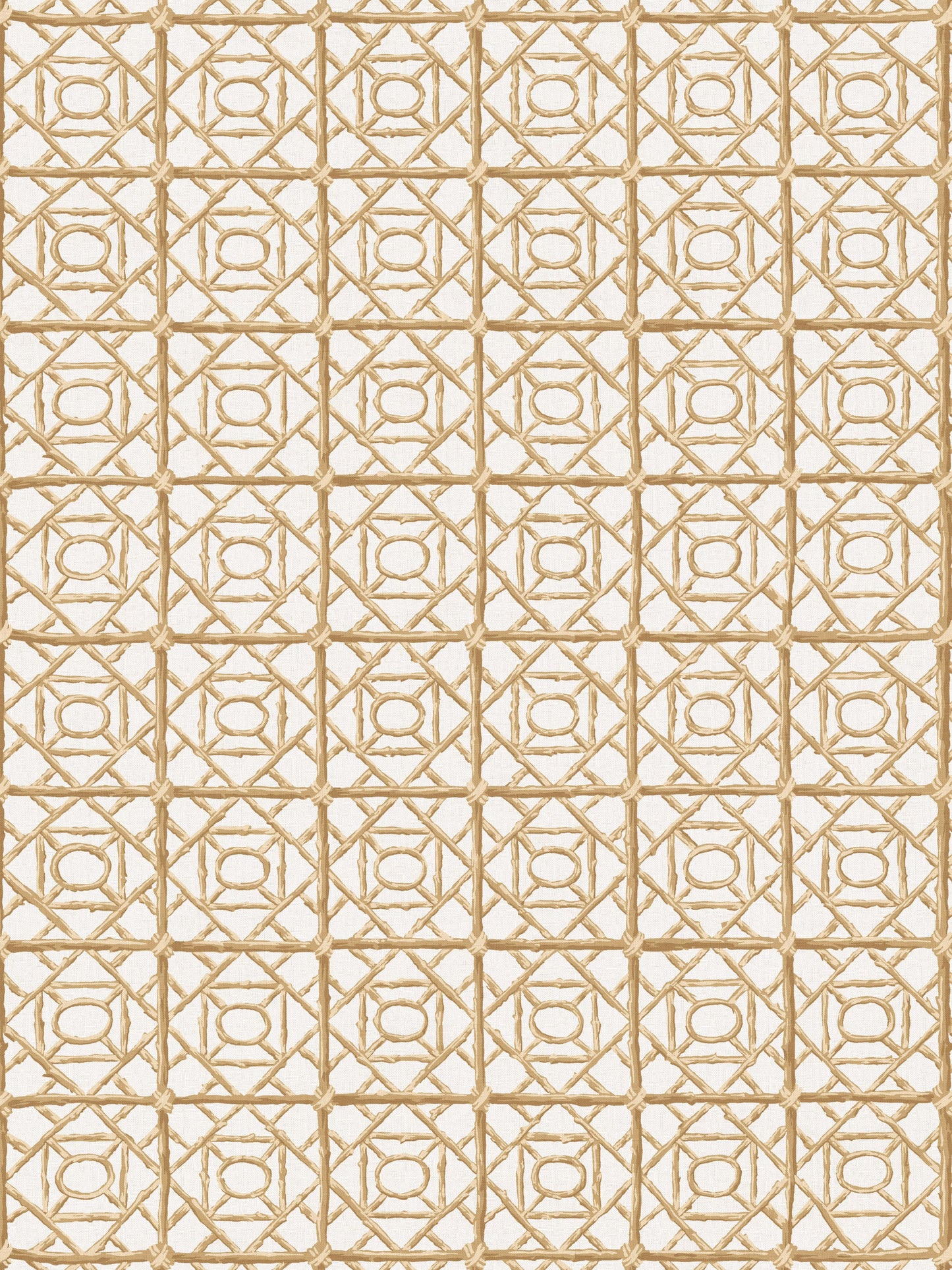 SCALAMANDRE ORMOND FRET PRINT   TWINE   - SC166710006