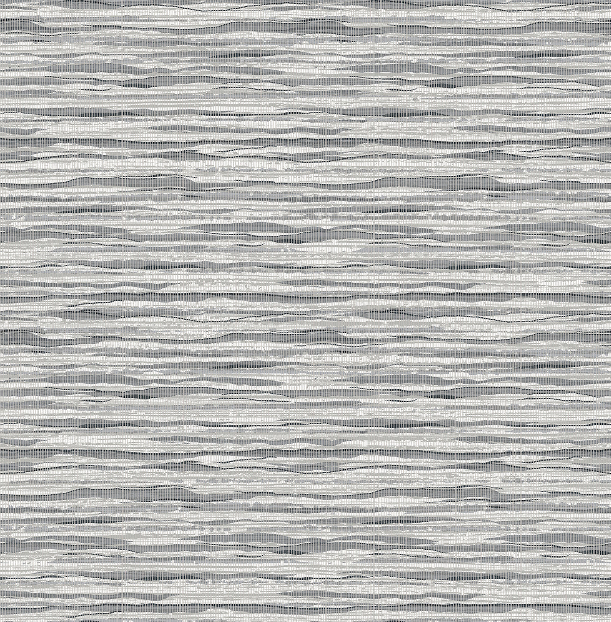 Seabrook Designs Summer House Skye Wave Stringcloth Sisal Coastal Grey Matte Sidewall - SC21100