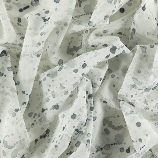 JF Fabrics  SCATTER 66 Fabric Abstract,Traditional,Transitional,Contemporary Blue  Sheer,Wide Width,Reversible - 8436066 J8831