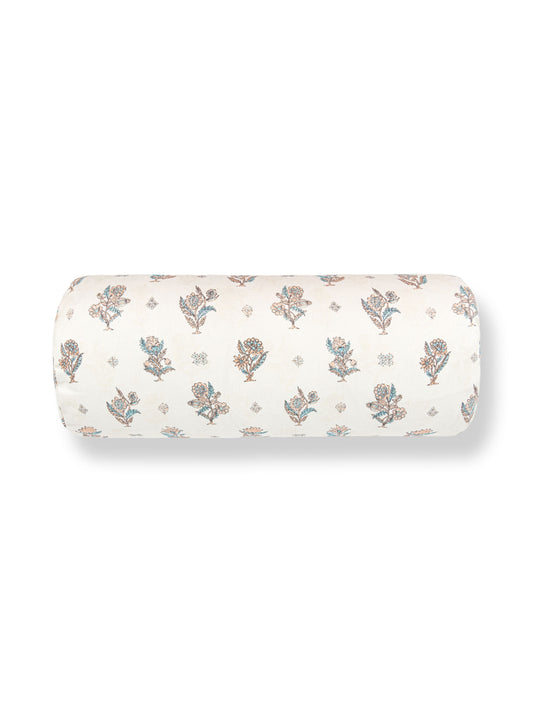 SCALAMANDRE CALICO PILLOW   PEACH AQUA   - SCBADK166690001