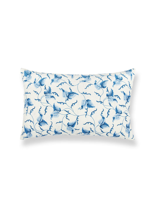 SCALAMANDRE ANGLE LEAF PILLOW   COBALT   - SCLBDK166670005