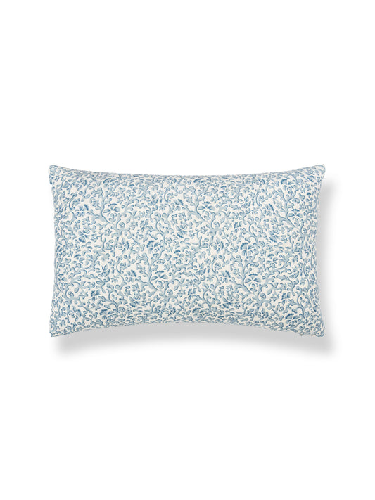 SCALAMANDRE BANDBOX PILLOW   22 X 14 -MISTY BLUE   - SCLBDK166680006
