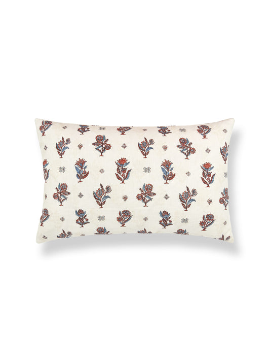SCALAMANDRE CALICO PILLOW   RUBY PEACOCK   - SCLBDK166690004