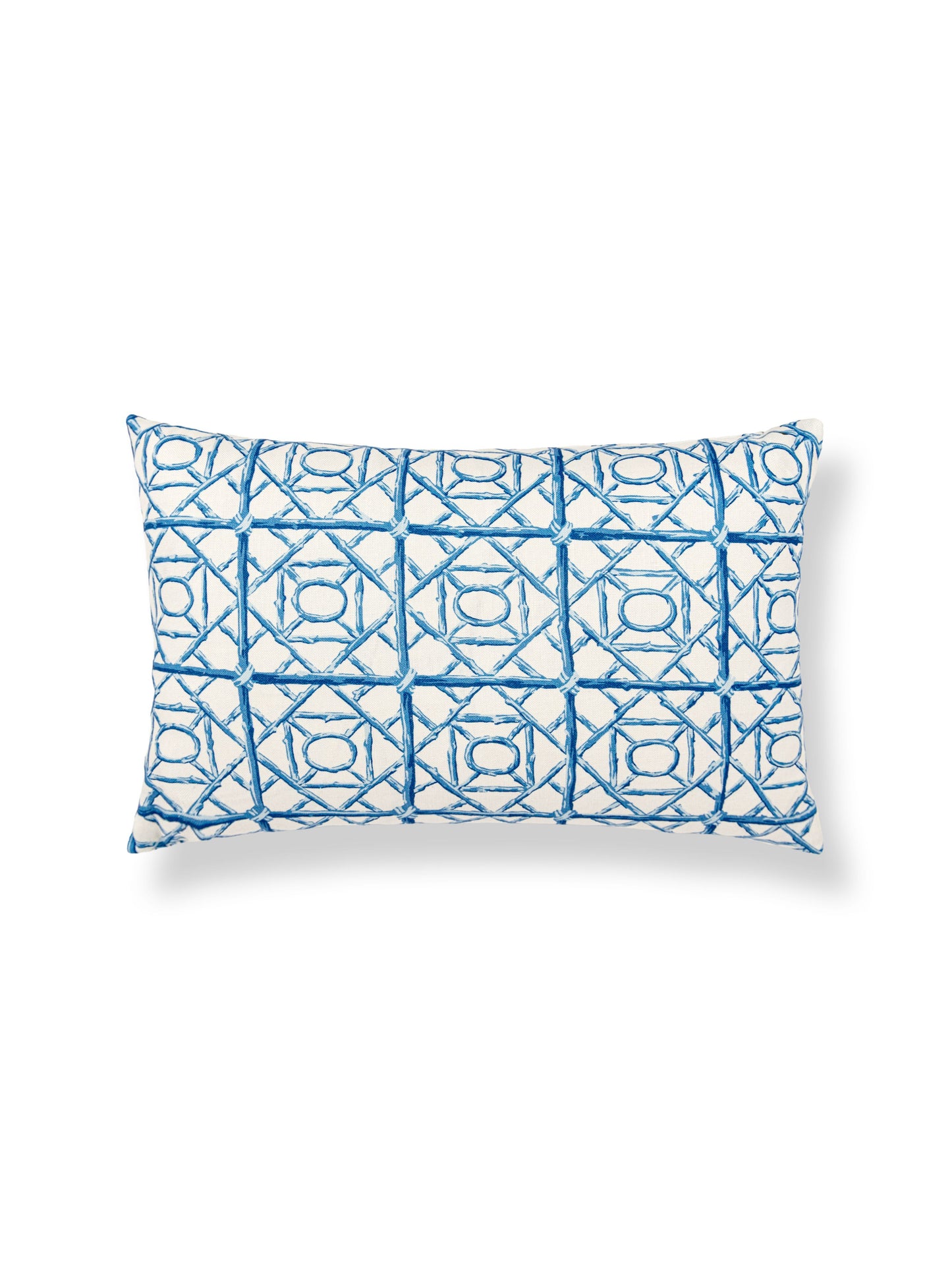 SCALAMANDRE ORMOND FRET PILLOW   COBALT   - SCLBDK166710002