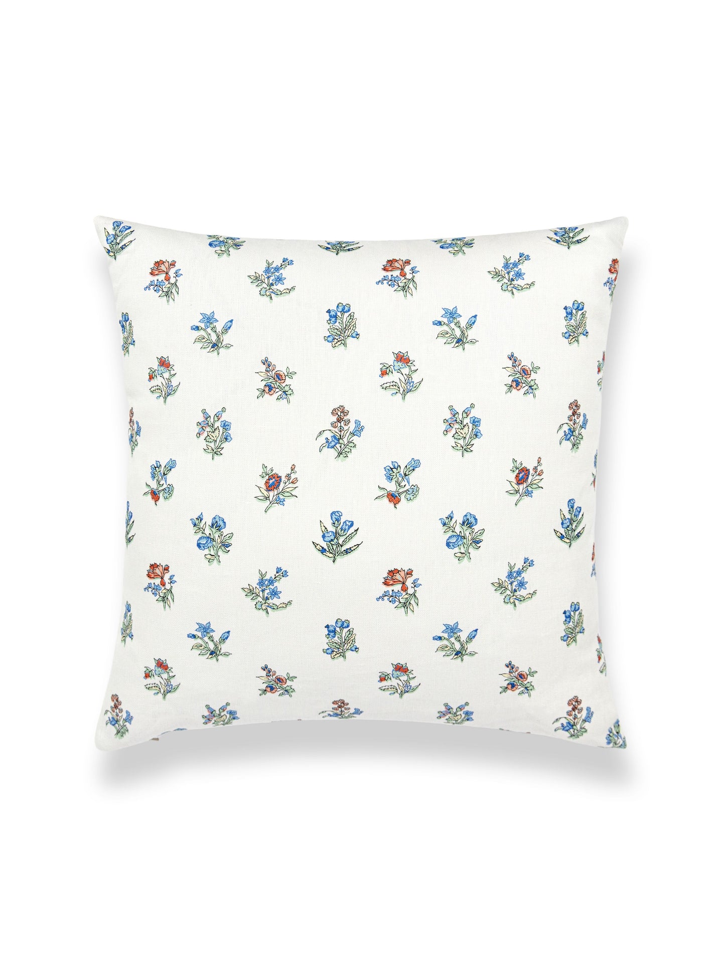 SCALAMANDRE SUMMER FLORA PILLOW   COBALT ROUGE   - SCSDDK166660005