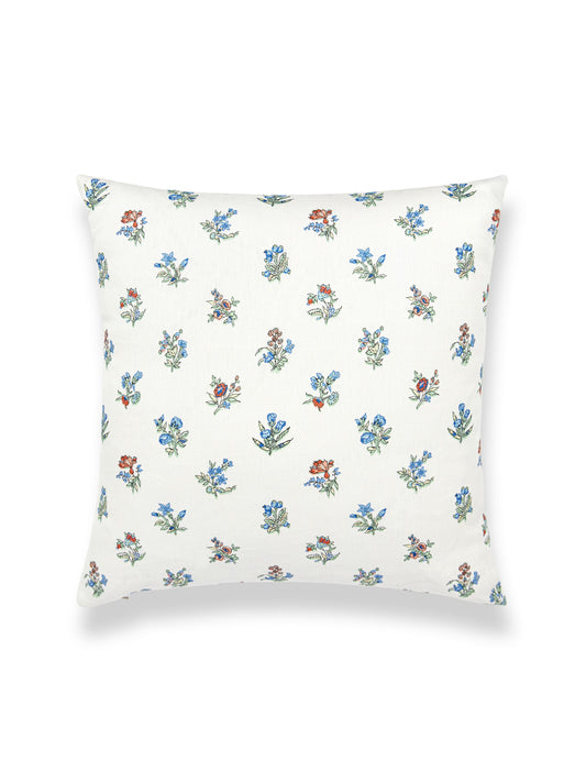 SCALAMANDRE SUMMER FLORA PILLOW   COBALT ROUGE   - SCSDDK166660005