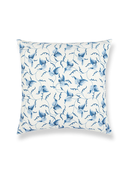 SCALAMANDRE ANGLE LEAF PILLOW   COBALT   - SCSDDK166670005