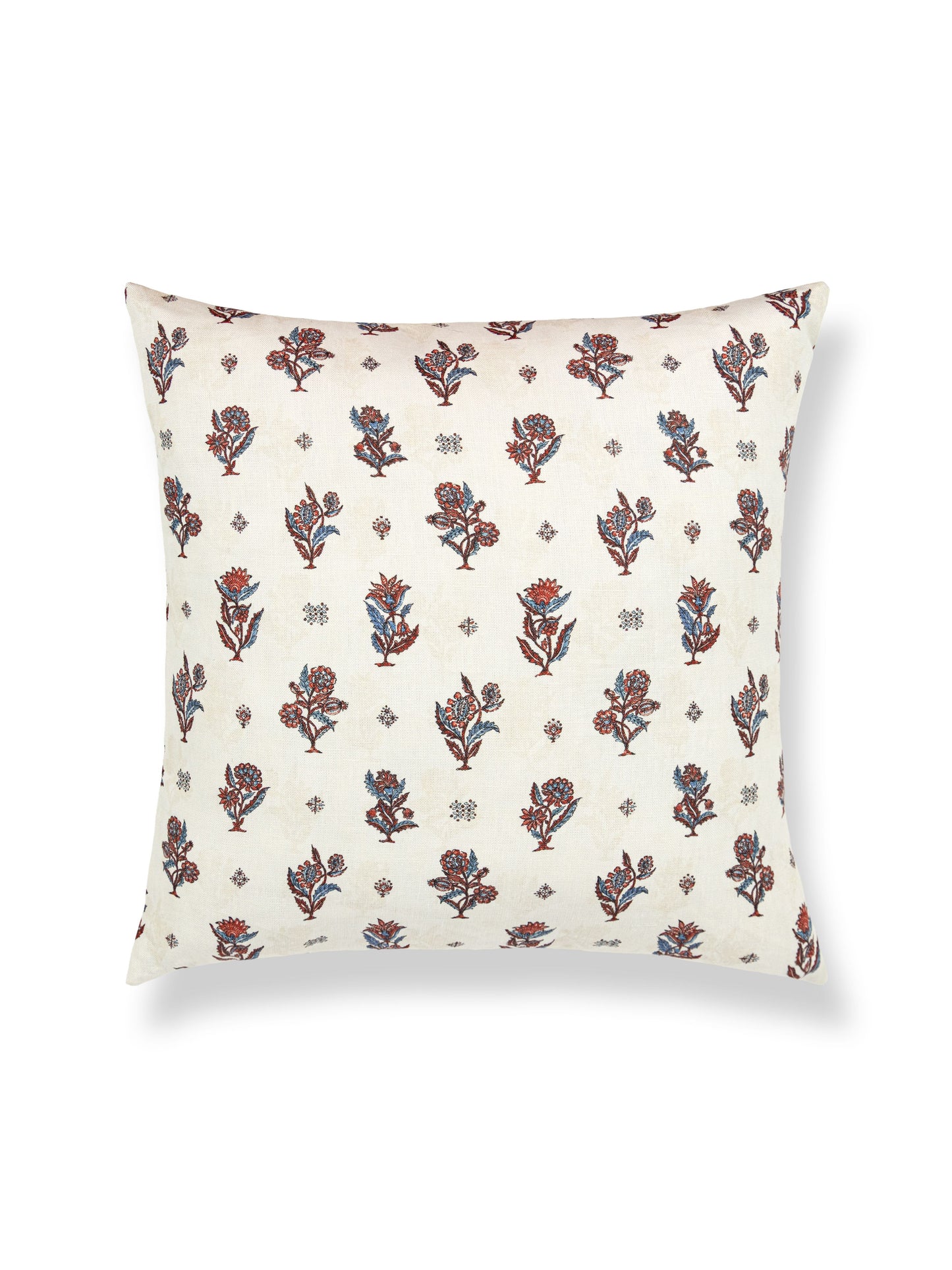 SCALAMANDRE CALICO PILLOW   RUBY PEACOCK   - SCSDDK166690004