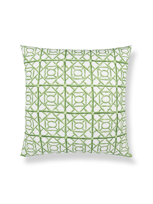 SCALAMANDRE ORMOND FRET PILLOW   GRASS   - SCSDDK166710005