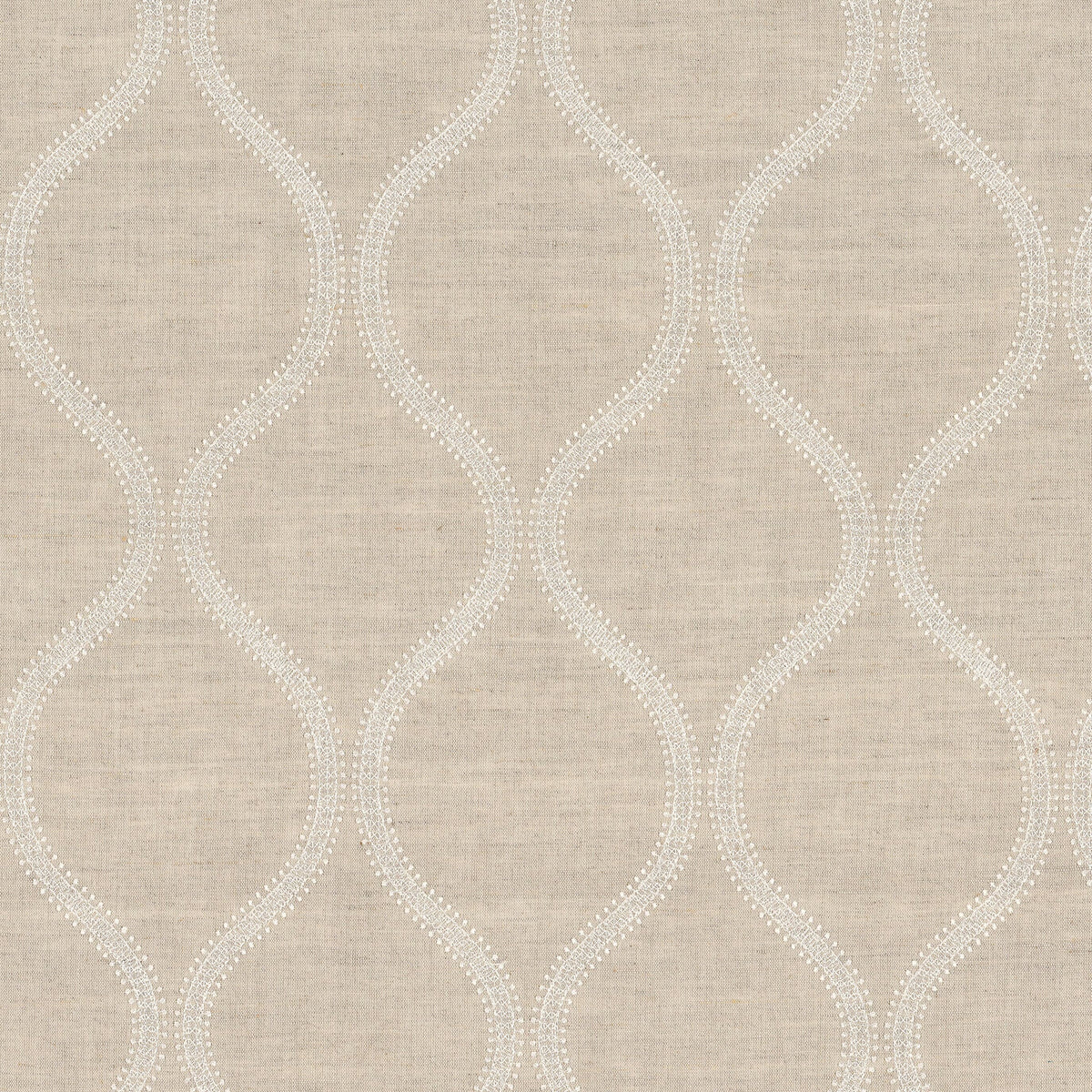 STOUT TEXTILES  DRAPERY,EMBROIDERIES TRADITIONAL, OGEE SAND,SANDUNE   - SCUL-1