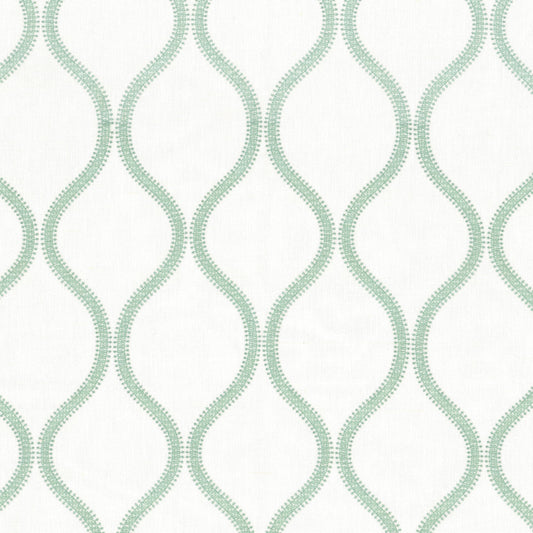 STOUT TEXTILES  DRAPERY,EMBROIDERIES TRADITIONAL, OGEE VAPOR   - SCUL-2