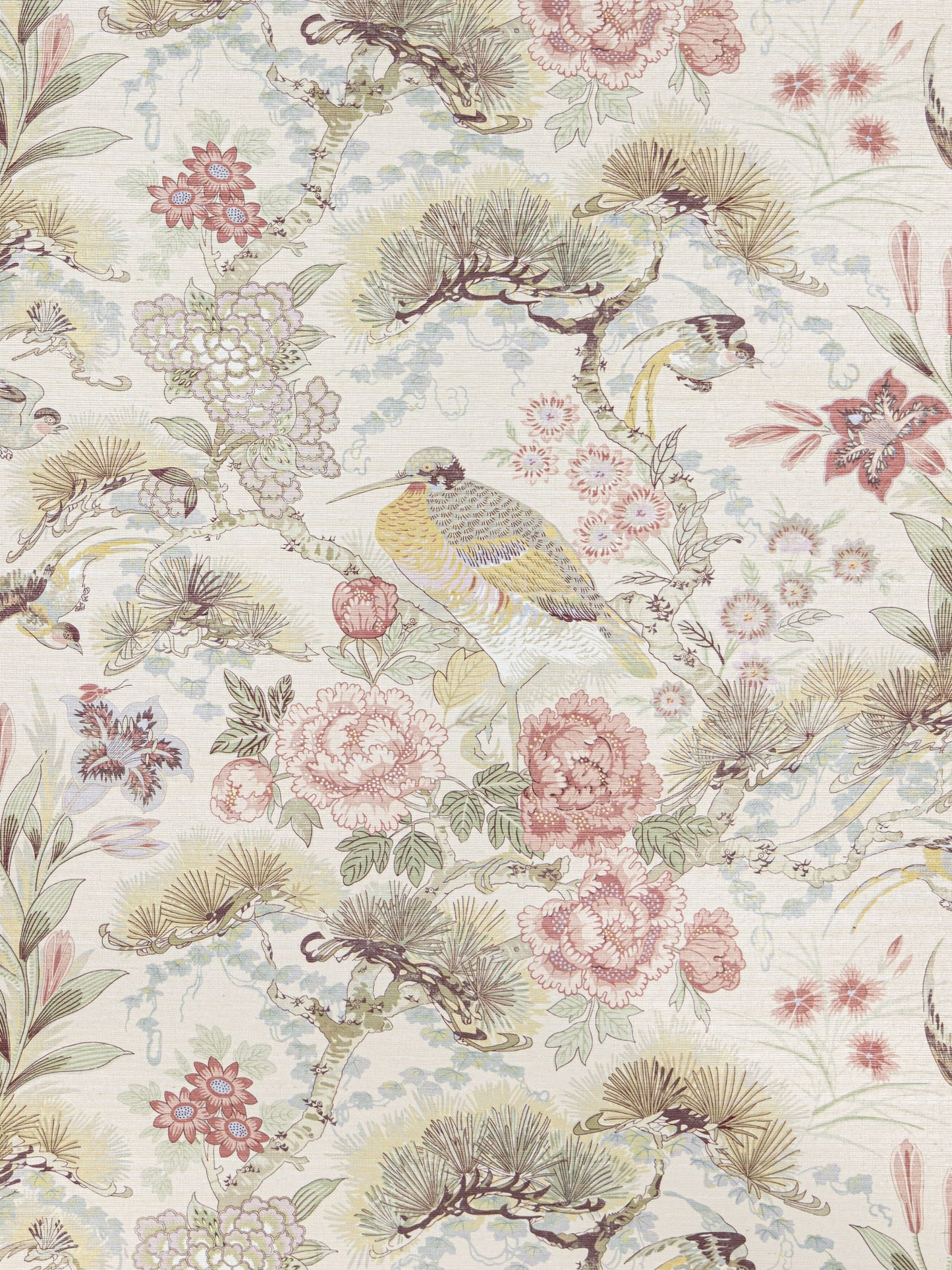 SCALAMANDRE SHENYANG SISAL BIRD / ANIMAL  ROSE QUARTZ   - SCWP88380D0007