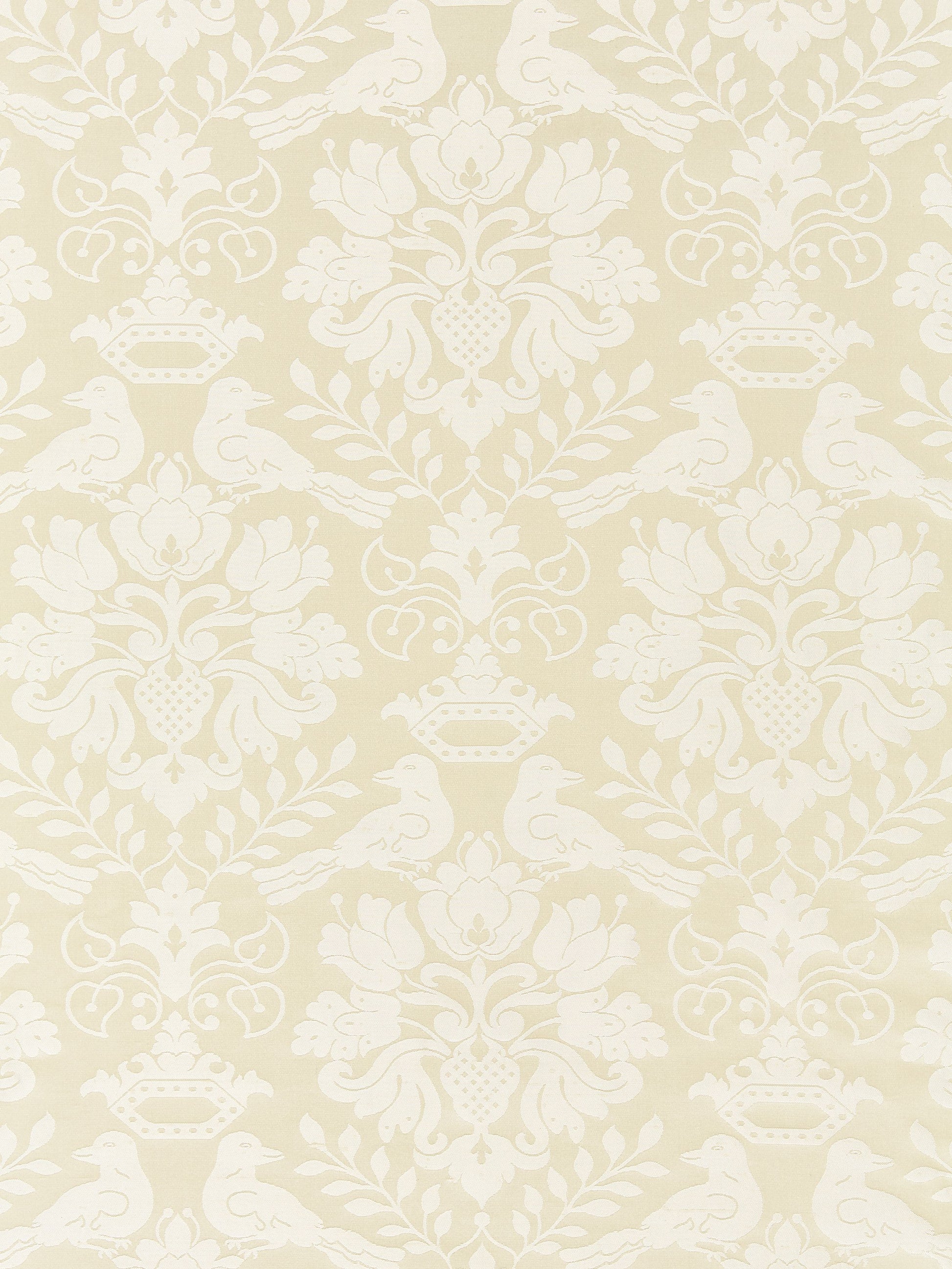 SCALAMANDRE  LOVE BIRD FABRIC CREME   - SC 00011098MM