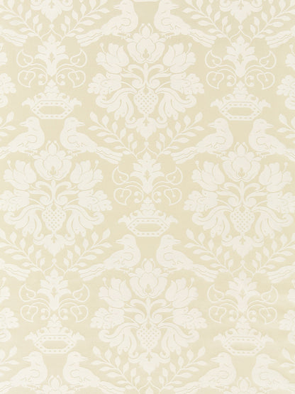 SCALAMANDRE  LOVE BIRD FABRIC CREME   - SC 00011098MM NEW SKU # SC1098MM0001