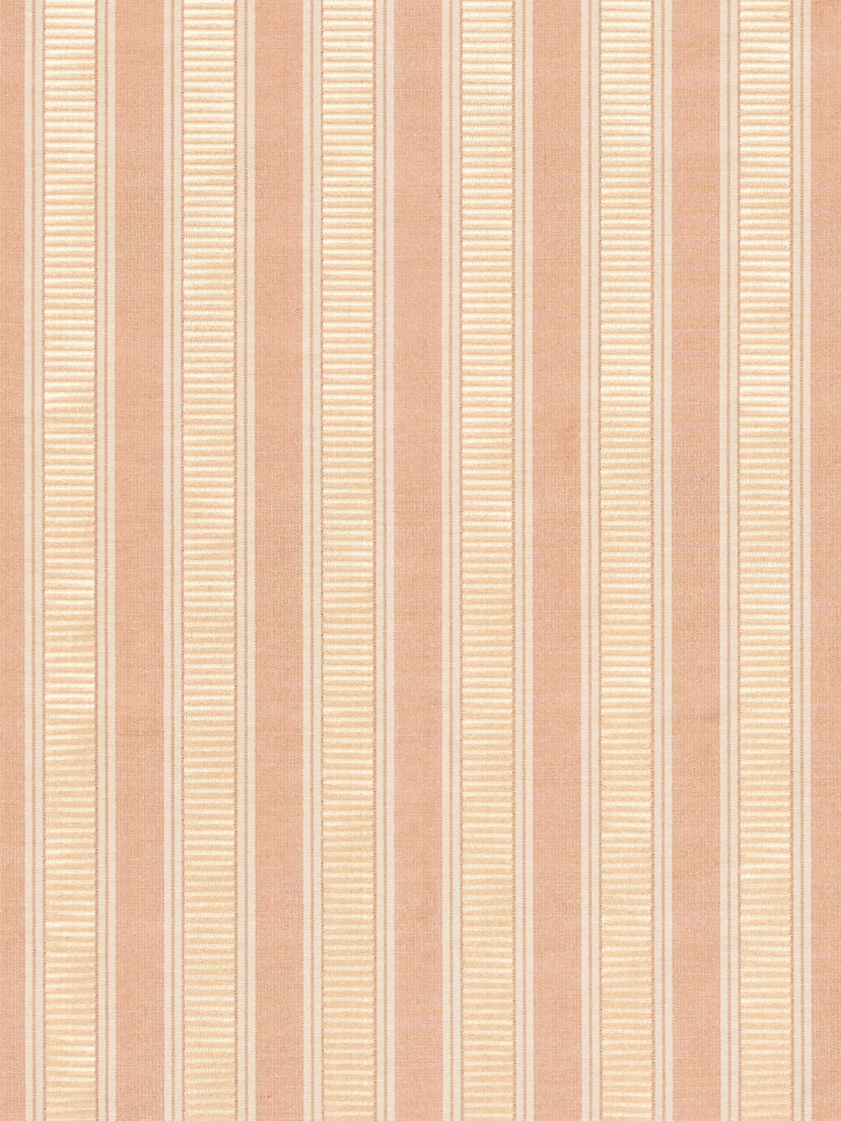 SCALAMANDRE  SHIRRED STRIPE FABRIC PEACH & BEIGE   - SC 0001121M