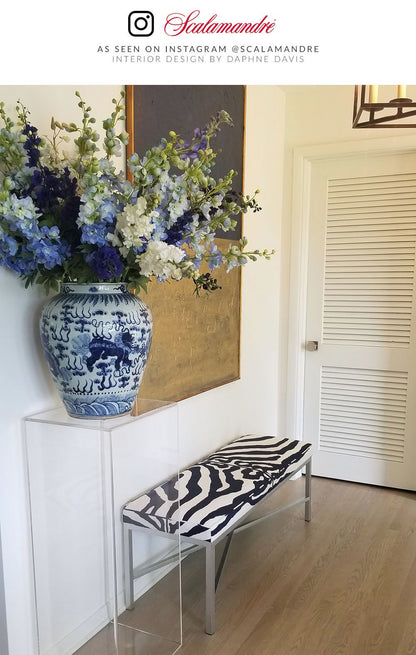 SCALAMANDRE  ZEBRA FABRIC BLACK   - SC 000116366M NEW SKU # SC16366M0001