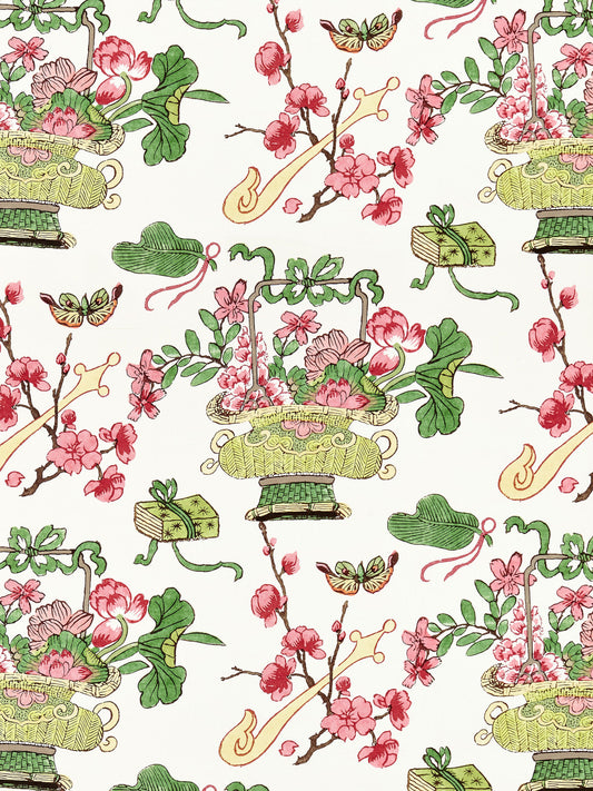 SCALAMANDRE  SHANGHAI BLOSSOMS FABRIC SPRING   - SC 000116591