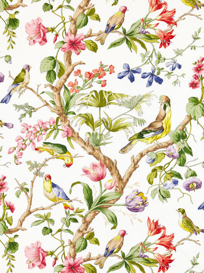 SCALAMANDRE  BELIZE PRINT FABRIC IVORY   - SC 000116600 NEW SKU # SC166000001