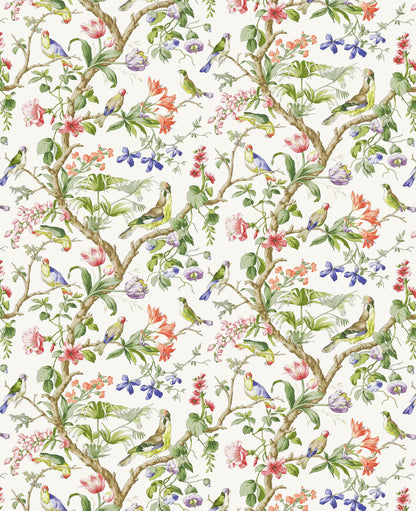 SCALAMANDRE  BELIZE PRINT FABRIC IVORY   - SC 000116600 NEW SKU # SC166000001