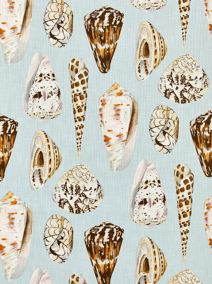 SCALAMANDRE  COQUINA - OUTDOOR FABRIC MULTI ON SEA BLUE   - SC 000116639 NEW SKU # SC166390001