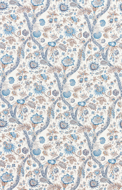SCALAMANDRE  FLEURS TROPICALES FABRIC WATER'S EDGE   - SC 000116647 NEW SKU # SC166470001