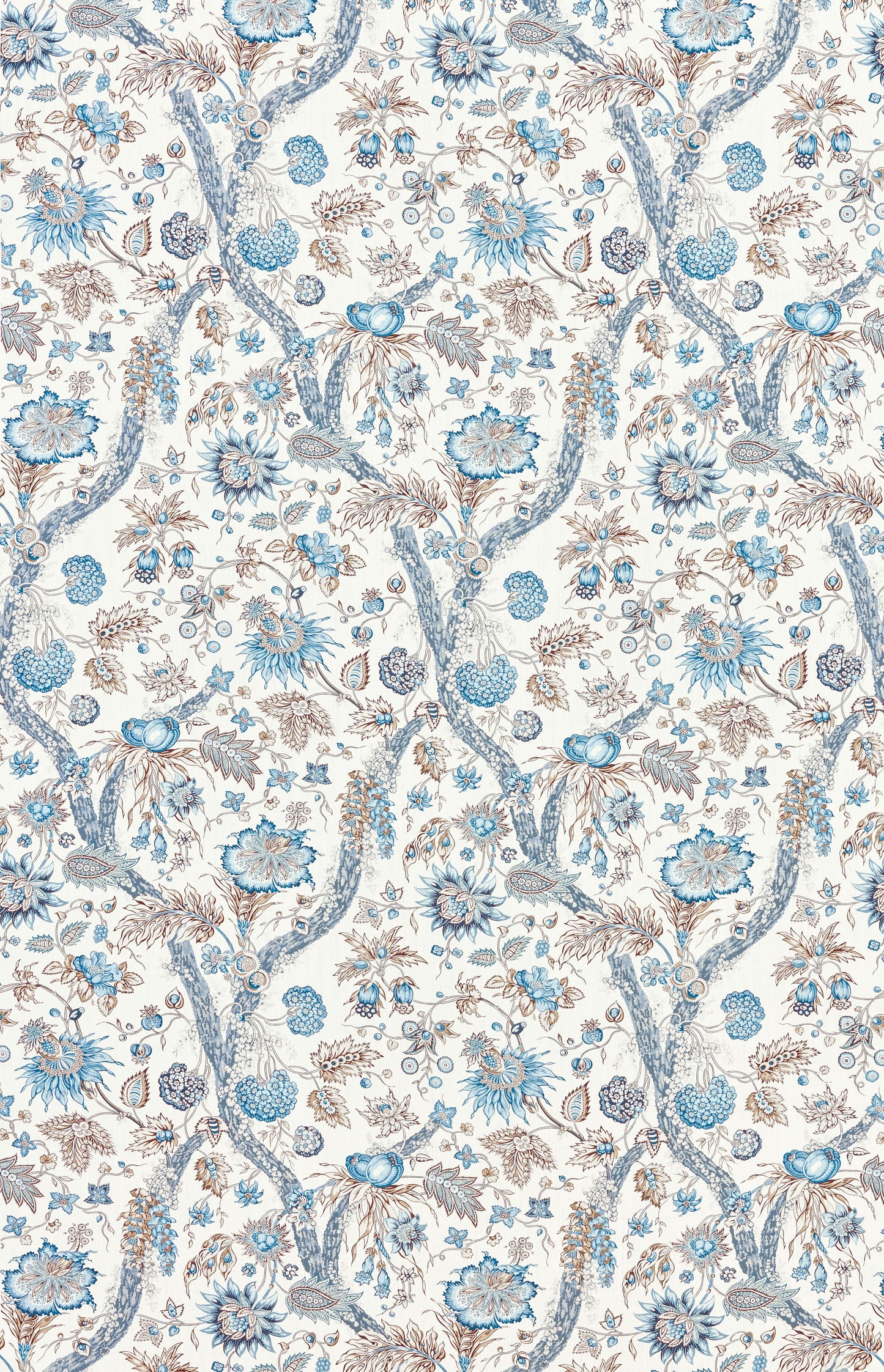 SCALAMANDRE  FLEURS TROPICALES FABRIC WATER'S EDGE   - SC 000116647 NEW SKU # SC166470001