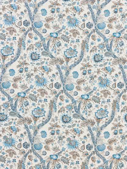 SCALAMANDRE  FLEURS TROPICALES FABRIC WATER'S EDGE   - SC 000116647 NEW SKU # SC166470001