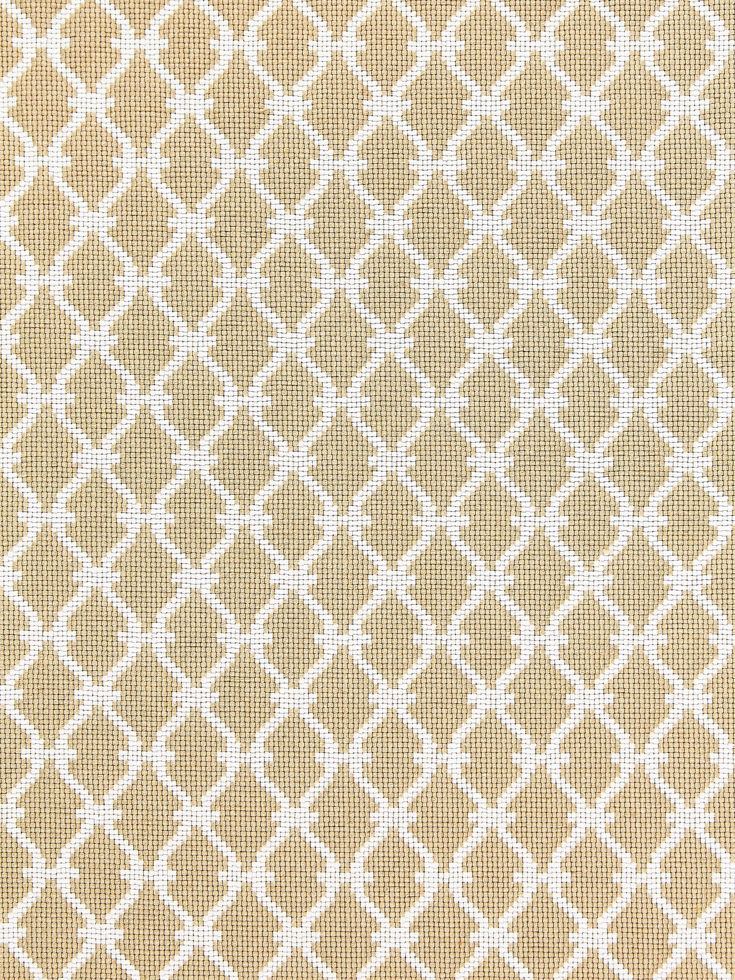 SCALAMANDRE  TRELLIS WEAVE FABRIC SAND   - SC 000127009