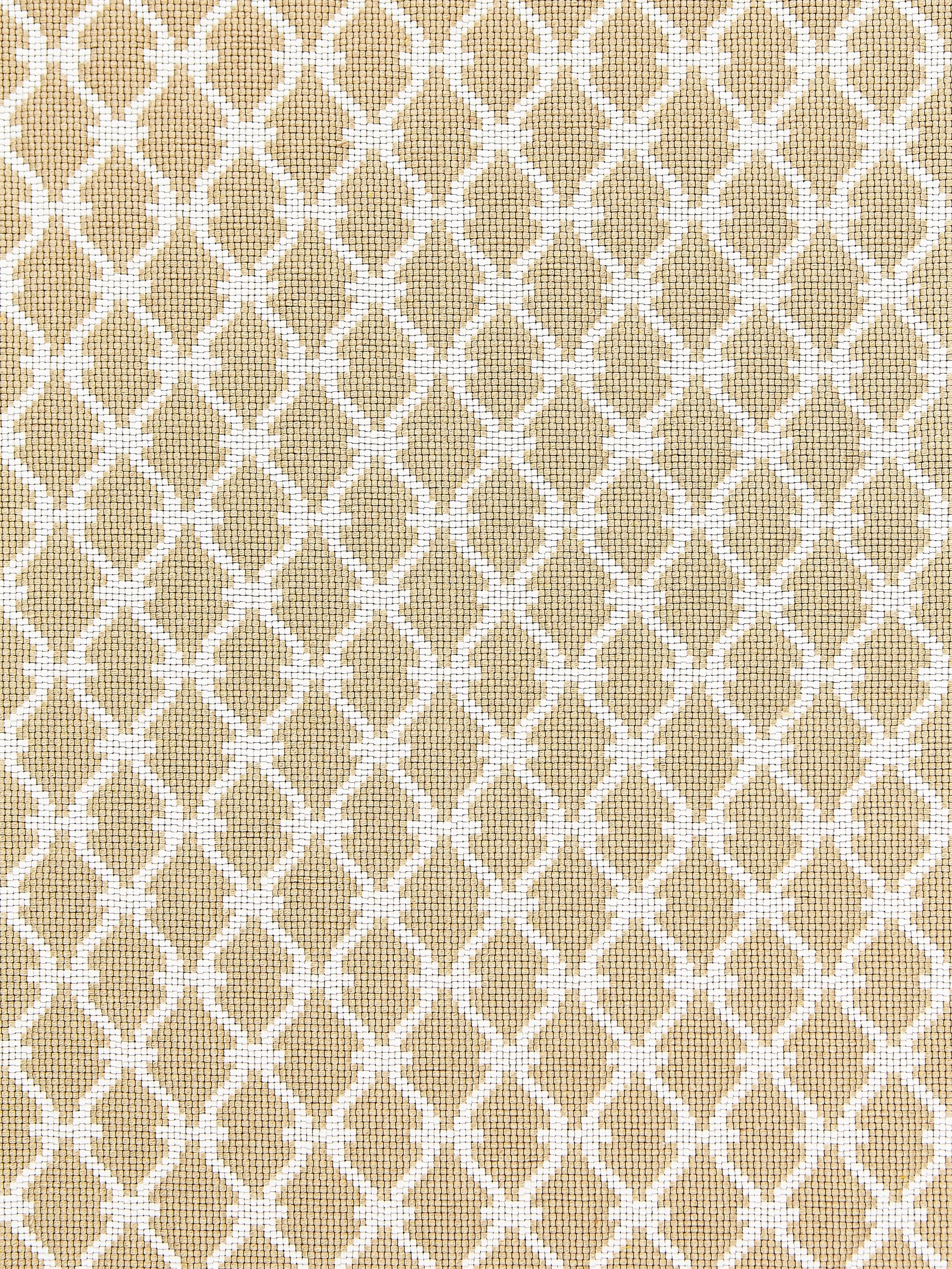 SCALAMANDRE  TRELLIS WEAVE FABRIC SAND   - SC 000127009