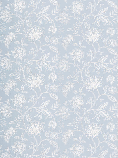 SCALAMANDRE  KAVERI VINE FABRIC SKY   - SC 000127011 NEW SKU # SC270110001