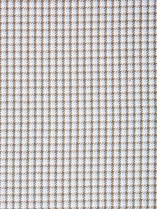 SCALAMANDRE OUTLET  FABRIC TATTERSALL CHECK  FABRIC SKY   - SC 000127013 NEW SKU # SC270130001
