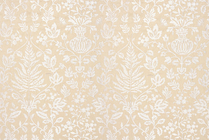 SCALAMANDRE  SHALIMAR EMBROIDERY FABRIC SAND   - SC 000127032 NEW SKU # SC270320001