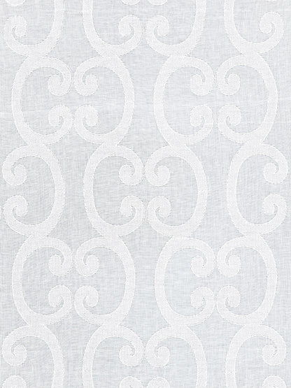 SCALAMANDRE  ORNAMENTO SHEER FABRIC SNOW   - SC 000127040 NEW SKU # SC270400001