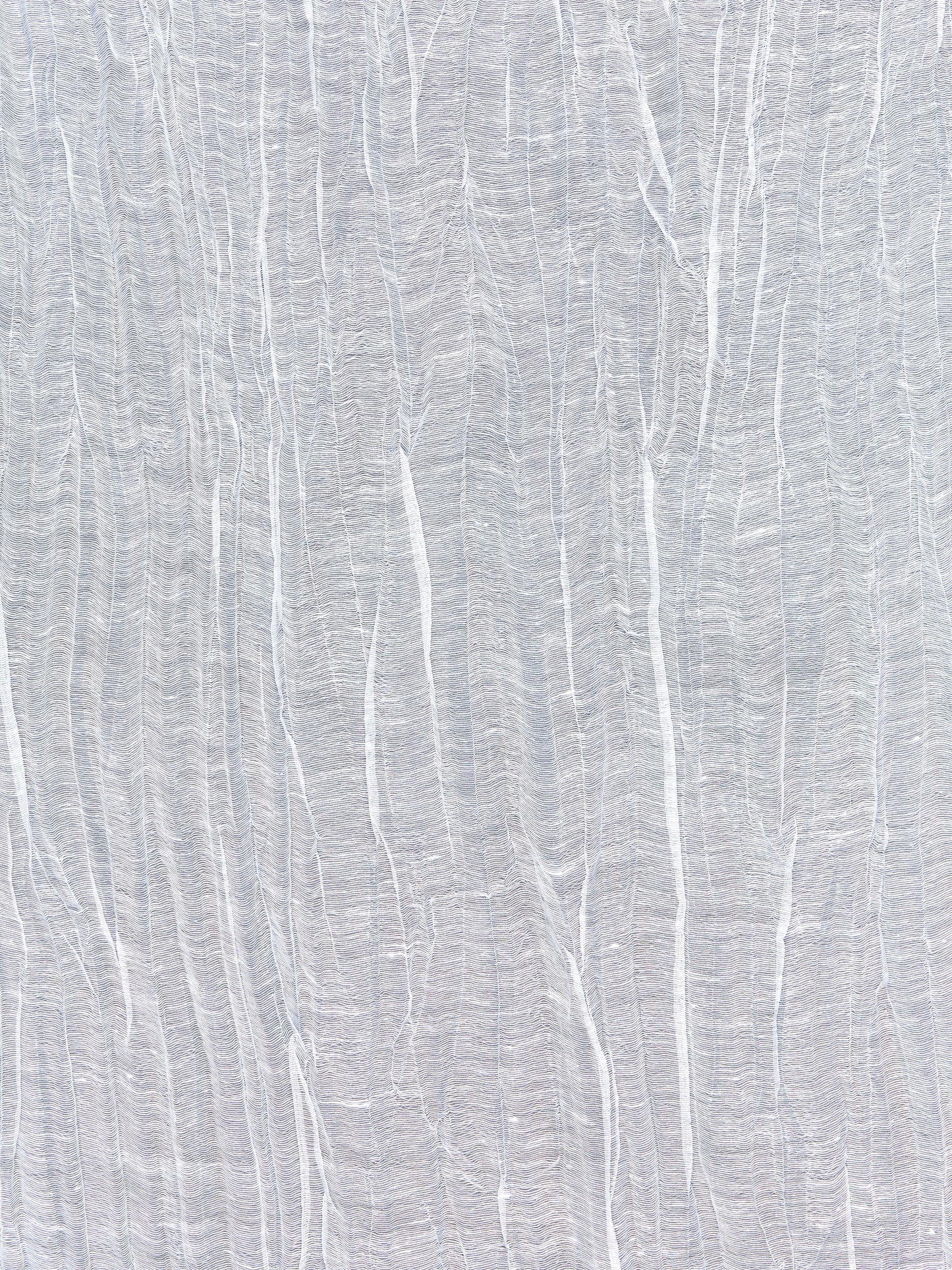 SCALAMANDRE  PLEATED LINEN SHEER FABRIC CLOUD   - SC 000127052