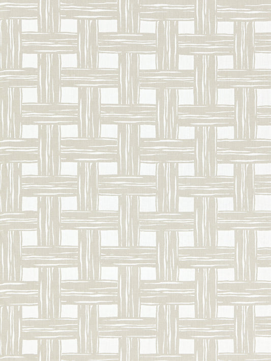 SCALAMANDRE  BAMBOO LATTICE FABRIC SAND   - SC 000127059