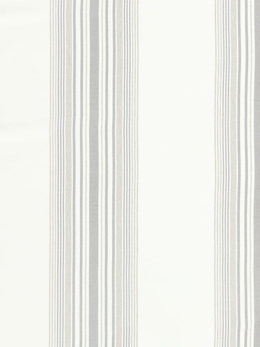 SCALAMANDRE  NAUTICAL STRIPE FABRIC WHITE SAND   - SC 000127069