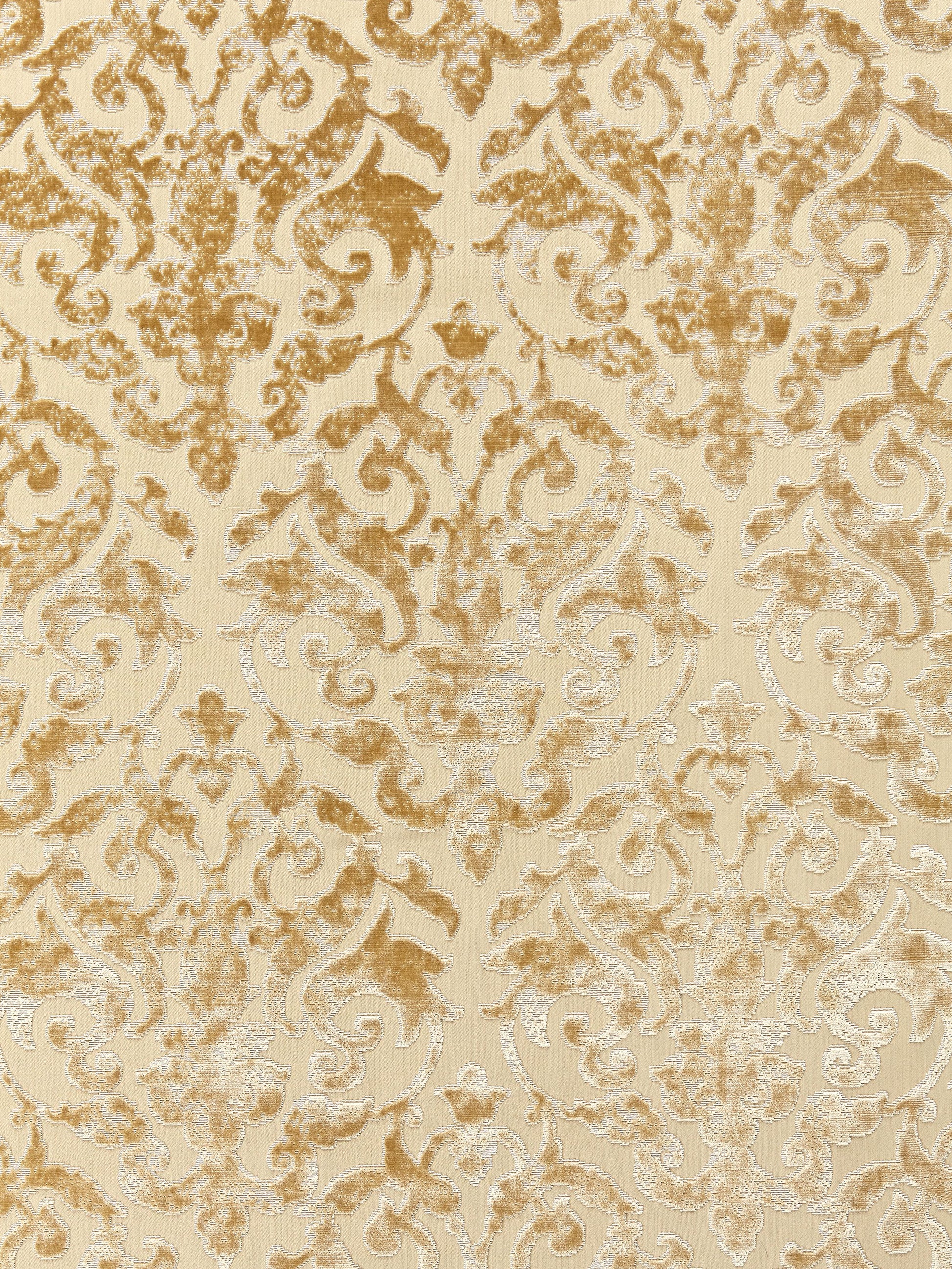 SCALAMANDRE  VENEZIA SILK VELVET FABRIC CHAMPAGNE   - SC 000127078