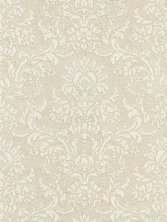 SCALAMANDRE  SAN LUCA DAMASK FABRIC ALABASTER   - SC 000127094