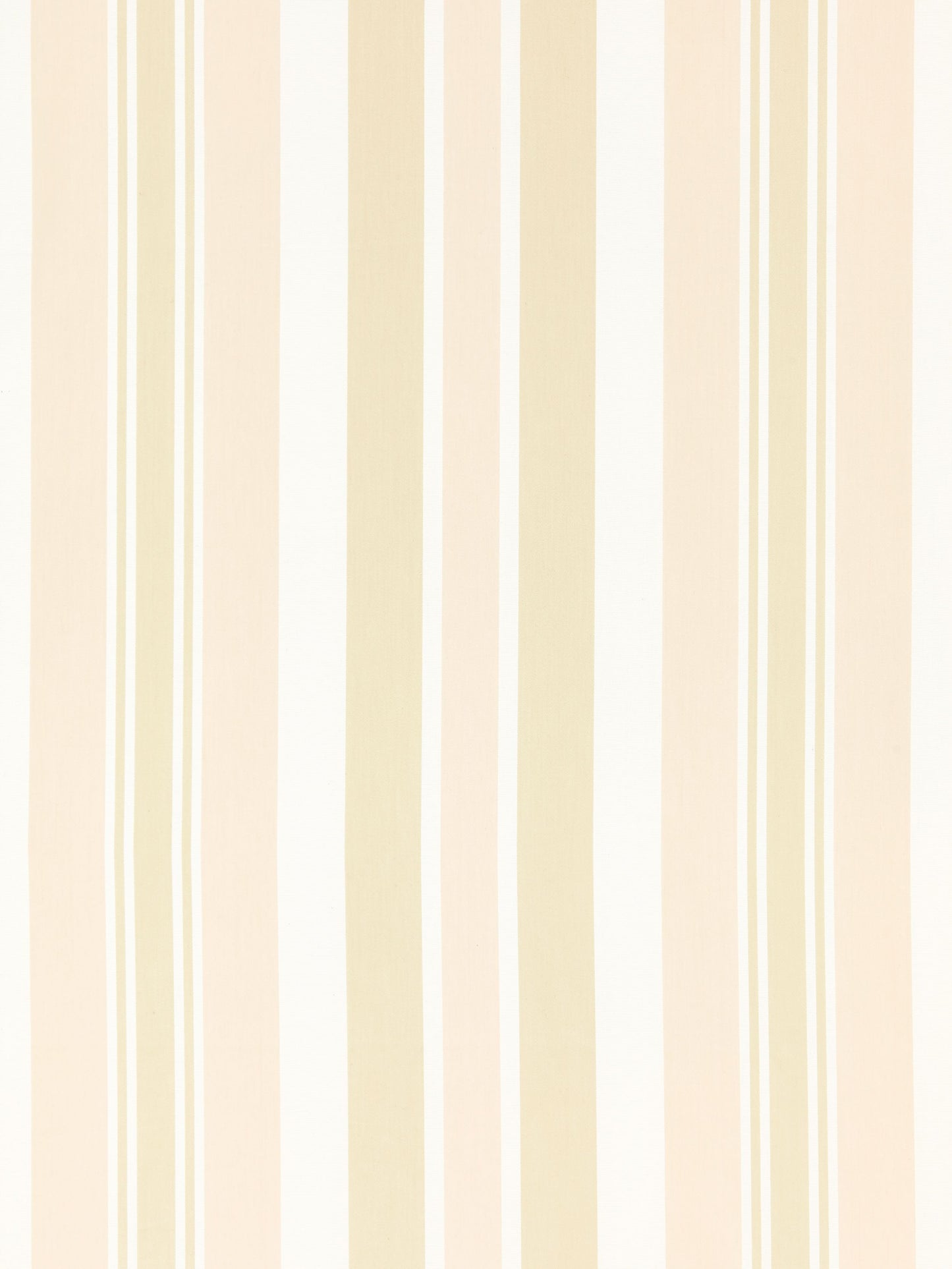 SCALAMANDRE  MAYFAIR COTTON STRIPE FABRIC PINK SAND   - SC 000127112